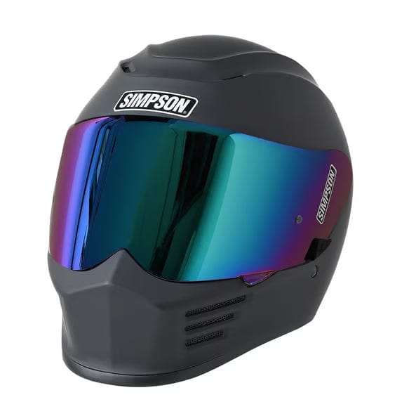Kies-Motorsports Simpson Racing Simpson Motorcycle Speed Bandit Helmet Flat Black / Small