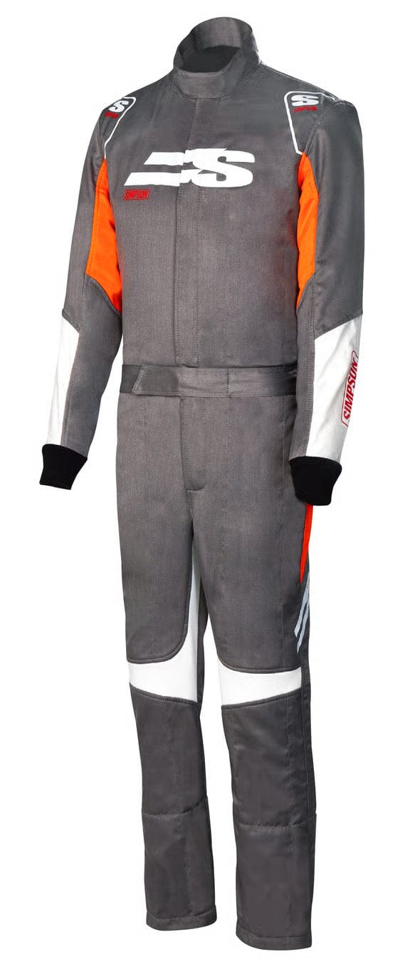 Kies-Motorsports Simpson Racing Simpson Racing AIRSPEED SUIT Alloy/Orange/White / Small