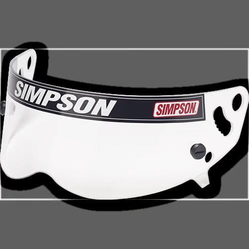 Kies-Motorsports Simpson Racing Simpson Racing Helmet Replacement Shields X Bandit, Diamondback, Skull and RX Clear