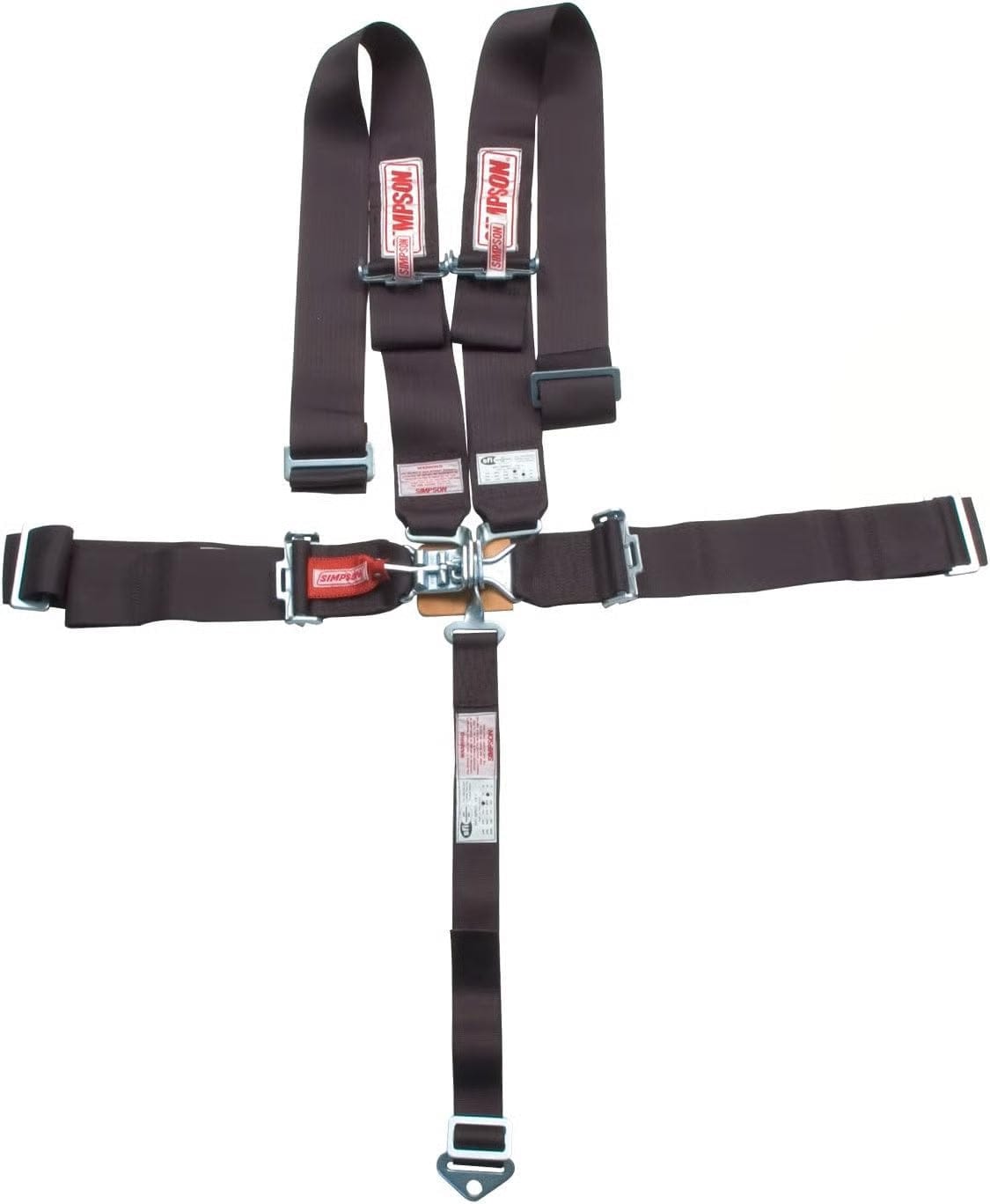 Kies-Motorsports Simpson Racing Simpson Racing Latch and Link Lap Wrap-Around 5-Point Pull-Down Harness