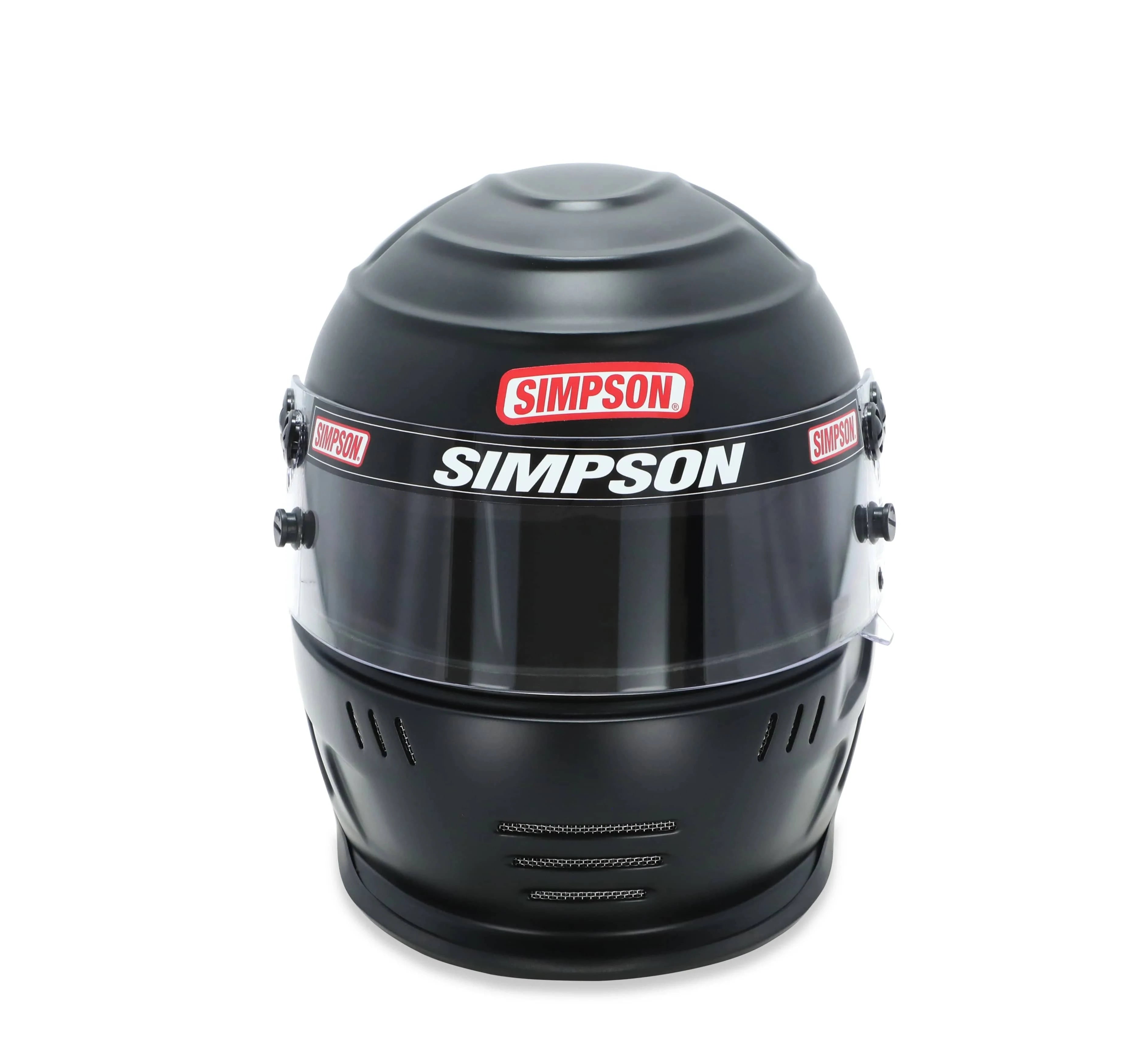Kies-Motorsports Simpson Racing Simpson Racing Speedway Shark Racing Helmet Matte Black / 7 1/2