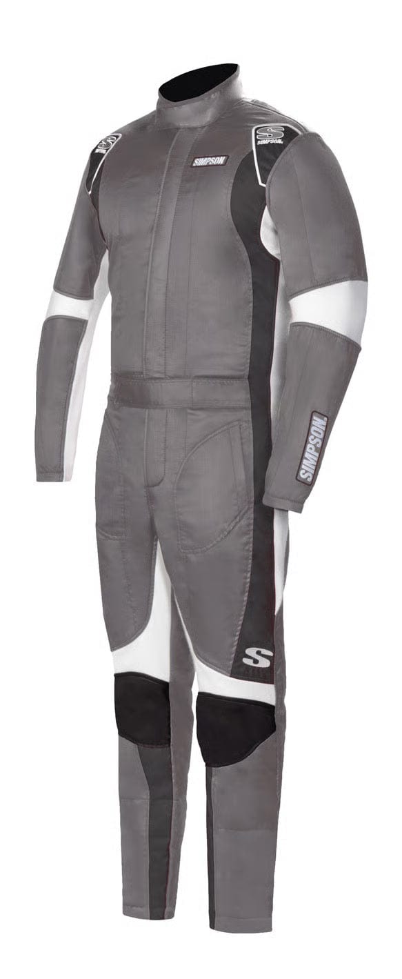 Kies-Motorsports Simpson Racing Simpson Racing Supercoil Racing Suit Alloy/Black/White / Small
