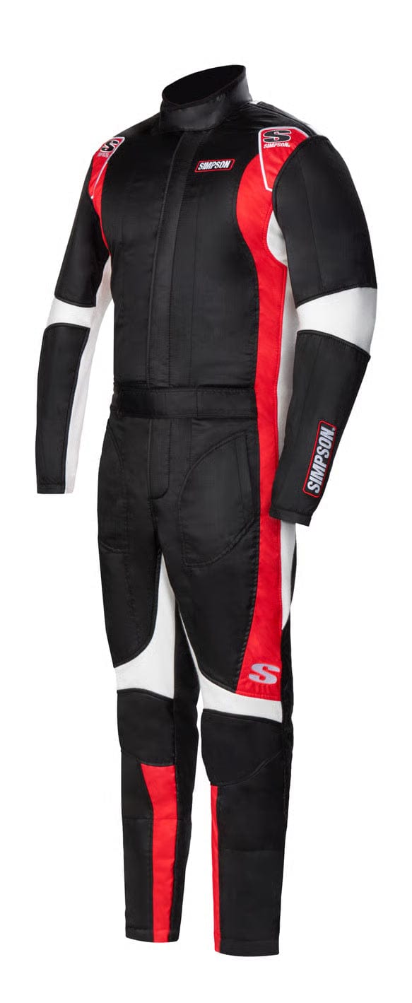 Kies-Motorsports Simpson Racing Simpson Racing Supercoil Racing Suit Black/Red/White / Small