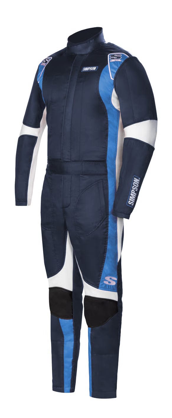 Kies-Motorsports Simpson Racing Simpson Racing Supercoil Racing Suit Navy/Bush Blue/White / Small