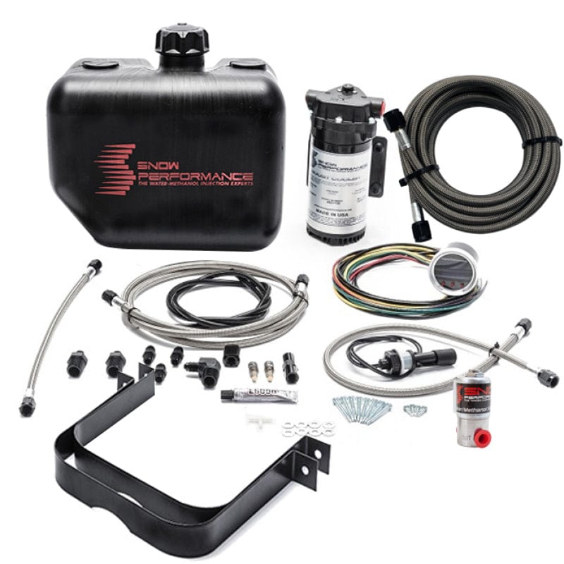 Kies-Motorsports Snow Performance Snow Performance 2.5 Boost Cooler Water Methanol Injection Kit w/ SS Brd Line & 4AN Fittings