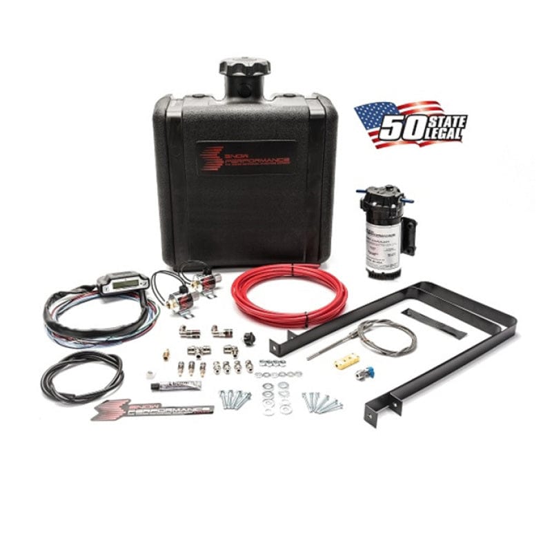 Kies-Motorsports Snow Performance Snow Performance Stg 3 Boost Cooler Water Injection Kit TD (Red Hi-Temp Tubing and Quick Fittings) Main image
