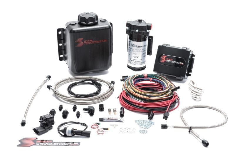Kies-Motorsports Snow Performance Snow Performance Stg 4 Boost Cooler Platinum Water Injection Kit (w/SS Braid Line and 4AN Fitting)