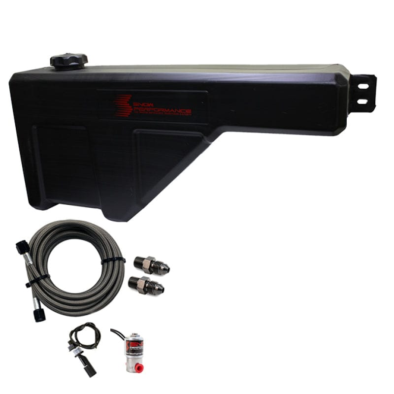 Kies-Motorsports Snow Performance Snow Performance Water Tank Upgrade 10gal (w/Braided SS Line/Brackets/Solenoid/4AN Fittings) Main image