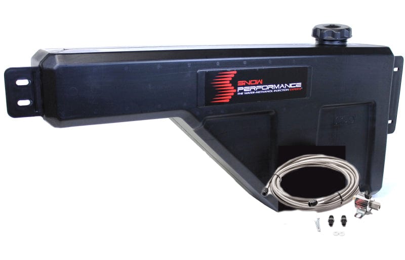 Snow Performance Water Tank Upgrade 10gal (w/Braided SS Line/Brackets/Solenoid/4AN Fittings) Secondary image