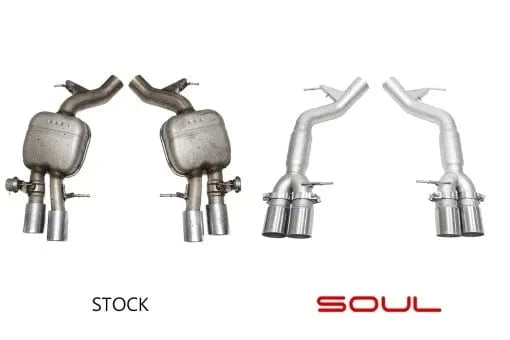 Kies-Motorsports Soul Performance BMW F06 / F12 / F13 M6 Resonated Muffler Bypass Exhaust