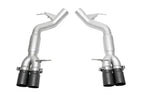 Kies-Motorsports Soul Performance BMW F06 / F12 / F13 M6 Resonated Muffler Bypass Exhaust 3.5" Straight Cut Single Wall Tips - (Satin Black)