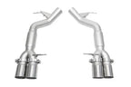 Kies-Motorsports Soul Performance BMW F10 M5 Resonated Muffler Bypass Exhaust 3.5" Straight Cut Single Wall Tips - (Brushed)