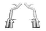 Kies-Motorsports Soul Performance BMW F10 M5 Resonated Muffler Bypass Exhaust 3.5" Straight Cut Single Wall Tips - (Signature Satin)
