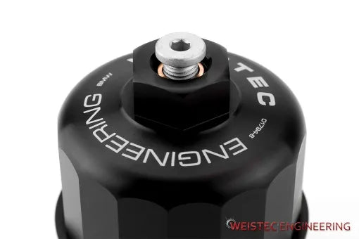 Kies-Motorsports Soul Performance BMW S63 Weistec Billet Oil Filter Cap Black
