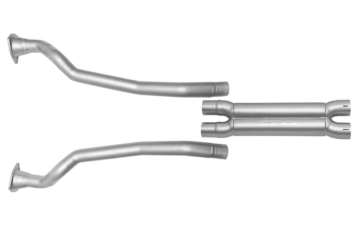 Kies-Motorsports Soul Performance Ferrari FF / GTC4Lusso V12 SOUL Competition Downpipes and X-Chamber Midpipe Package