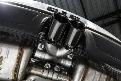 Kies-Motorsports Soul Performance Porsche 718 Cayman / Boxster Bolt-On X-Pipe With Tips Straight Cut Single Wall Tips