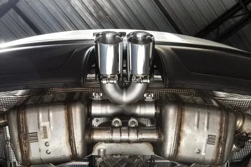 Kies-Motorsports Soul Performance Porsche 718 Cayman / Boxster Bolt-On X-Pipe With Tips Straight Cut Single Wall Tips