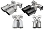 Kies-Motorsports Soul Performance Porsche 718 Cayman / Boxster Bolt-On X-Pipe With Tips Straight Cut Single Wall Tips