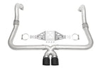 Kies-Motorsports Soul Performance Porsche 718 Cayman / Boxster Performance Exhaust System - Manual Trans - Slash  Cut Single Wall Tips (Copy) Slash  Cut Single Wall Tips / Satin Black