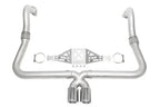 Kies-Motorsports Soul Performance Porsche 718 Cayman / Boxster Performance Exhaust System - Manual Trans - Straight Cut Single Wall Tips Straight Cut Single Wall Tips / Brushed