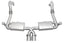 Kies-Motorsports Soul Performance Porsche 718 Cayman / Boxster Valved Exhaust System -Slash Cut Single Wall Tips Signature Satin