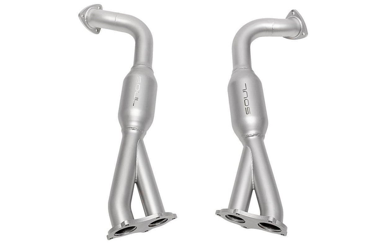 Kies-Motorsports Soul Performance Porsche 718 GT4 / Spyder / GTS 4.0L SOUL Resonated Over Axle Pipes