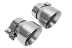 Kies-Motorsports Soul Performance Porsche 718 GT4 / Spyder / GTS Cayman Bolt On Exhaust Tips Dual Wall Slash Cut / Brushed