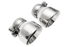 Kies-Motorsports Soul Performance Porsche 718 GT4 / Spyder / GTS Cayman Bolt On Exhaust Tips Dual Wall Slash Cut / Polished