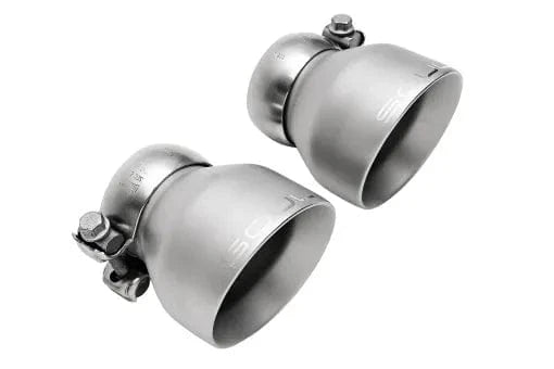 Kies-Motorsports Soul Performance Porsche 718 GT4 / Spyder / GTS Cayman Bolt On Exhaust Tips Dual Wall Slash Cut / Signature Satin