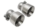 Kies-Motorsports Soul Performance Porsche 718 GT4 / Spyder / GTS Cayman Bolt On Exhaust Tips Dual Wall Straight Cut / Brushed