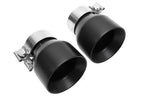 Kies-Motorsports Soul Performance Porsche 718 GT4 / Spyder / GTS Cayman Bolt On Exhaust Tips Dual Wall Straight Cut / Jet Hot Ceramic Matte Black