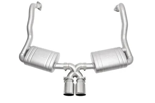 Kies-Motorsports Soul Performance Porsche 981 Cayman / Boxster Performance Exhaust System Slash Cut Single Wall Tips Slash Cut Single Wall Tips / Brushed