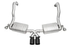 Kies-Motorsports Soul Performance Porsche 981 Cayman / Boxster Valved Exhaust System  Slash Cut Single Wall Tips Slash Cut Single Wall Tips / Satin Black