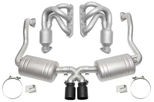 Kies-Motorsports Soul Performance Porsche 986 Boxster (2000-2004) Street Exhaust Package Slash Cut Single Wall Tips Main image