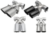 Kies-Motorsports Soul Performance Porsche 987.1 Cayman / Boxster Bolt-On X-Pipe With Tips Slash Cut Single Wall Tips