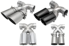 Kies-Motorsports Soul Performance Porsche 987.1 Cayman / Boxster Bolt-On X-Pipe With Tips Slash Cut Single Wall Tips