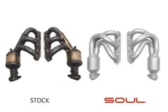 Kies-Motorsports Soul Performance Porsche 987.1 Cayman / Boxster Long Tube Street Headers (w/ HJS 200 cell catalytic converters)