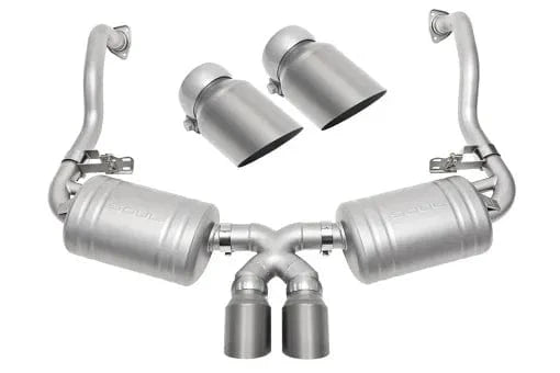 Kies-Motorsports Soul Performance Porsche 987.1 Cayman / Boxster Performance Exhaust System - Slash Cut Single Wall Slash Cut Single Wall / Titanium