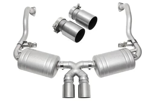 Kies-Motorsports Soul Performance Porsche 987.1 Cayman / Boxster Performance Exhaust System - Straight Cut Single Wall Straight Cut Single Wall / Brushed