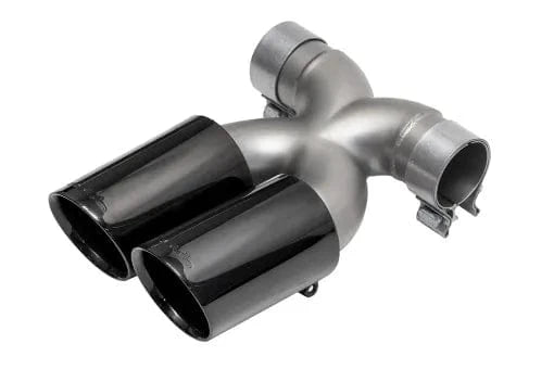 Kies-Motorsports Soul Performance Porsche 987.2 / 981 Cayman / Boxster Bolt-On X-Pipe With Tips Chrome Double Wall Chrome Double Wall / Black Chrome