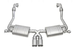 Kies-Motorsports Soul Performance Porsche 987.2 Cayman / Boxster Valved Exhaust System -Straight Cut Single Wall Straight Cut Single Wall / Signature Satin