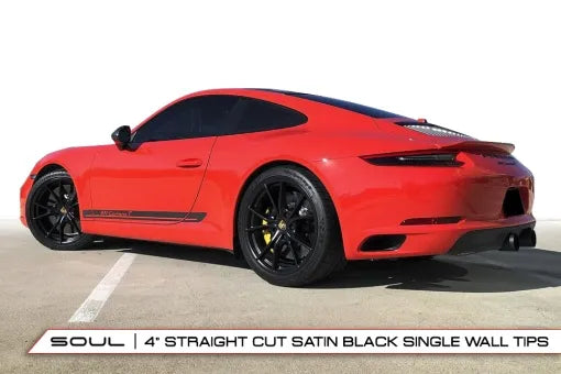 Kies-Motorsports Soul Performance Porsche 991.2 Carrera (with PSE) Bolt On Exhaust Tips