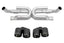 Kies-Motorsports Soul Performance Porsche 991.2 Carrera (without PSE) Performance Exhaust System with Anti-Drone Tubes / Base Model / Carbon Fiber