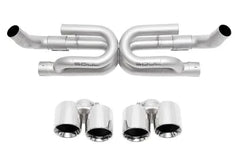 Kies-Motorsports Soul Performance Porsche 991.2 Carrera (without PSE) Performance Exhaust System with Anti-Drone Tubes / Base Model / Polished Chrome