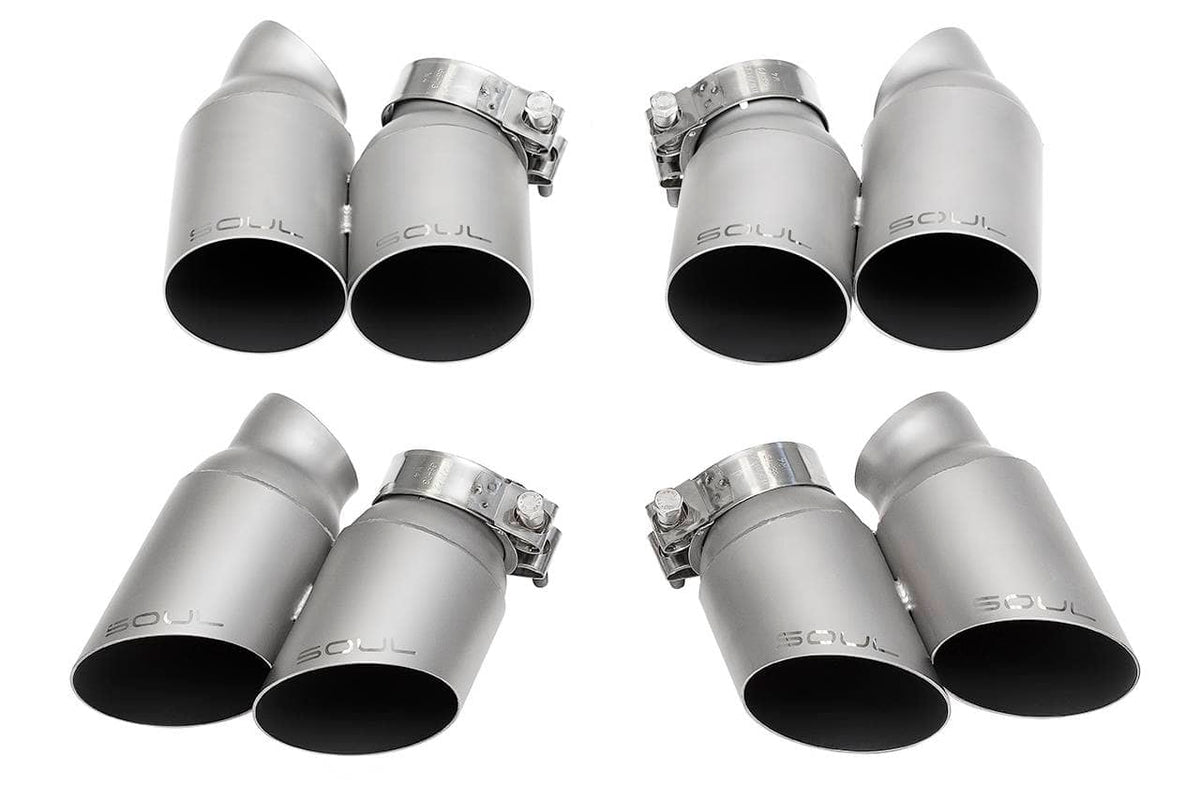 Kies-Motorsports Soul Performance Porsche 991 Turbo SOUL Bolt On Exhaust Tips