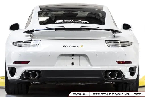 Kies-Motorsports Soul Performance Porsche 991 Turbo X-Pipe Exhaust