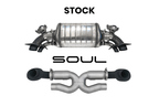 Kies-Motorsports Soul Performance Porsche 992.2 Carrera (Base / T / S) SOUL X-Pipe Exhaust System