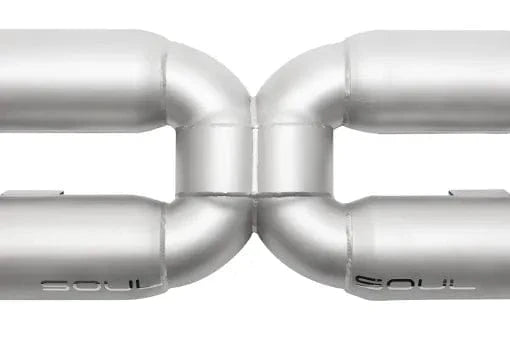 Kies-Motorsports Soul Performance Porsche 996 GT2 Competition X-Pipe Exhaust System (includes Cat Bypass Pipes) - Reuse factory tips