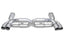 Kies-Motorsports Soul Performance Porsche 997.1 Turbo Sport X-Pipe Exhaust System