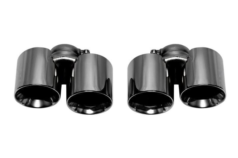 Kies-Motorsports Soul Performance SOUL 12-16 Porsche 991.1 Carrera Base (without PSE) Bolt On Exhaust Tips - Black Chrome Main image